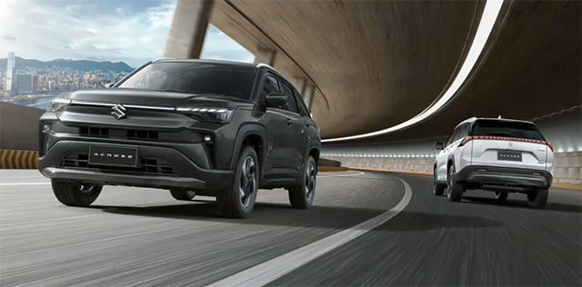 Suzuki Across terbaru ini tak seperti versi pasar Eropa yang merupakan re-badge dari Toyota Wildlander, versi pasar domestik RRC dari Toyota RAV4.