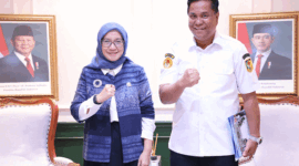 Foto: ald/HUMAS MENPANRB   Menteri Pendayagunaan Aparatur Negara dan Reformasi Birokrasi (PANRB) Rini Widyantini menerima audiensi Rektor Institut Pemerintahan Dalam Negeri (IPDN) Halilul Khairi, di Jakarta, Rabu (25/2/2026).