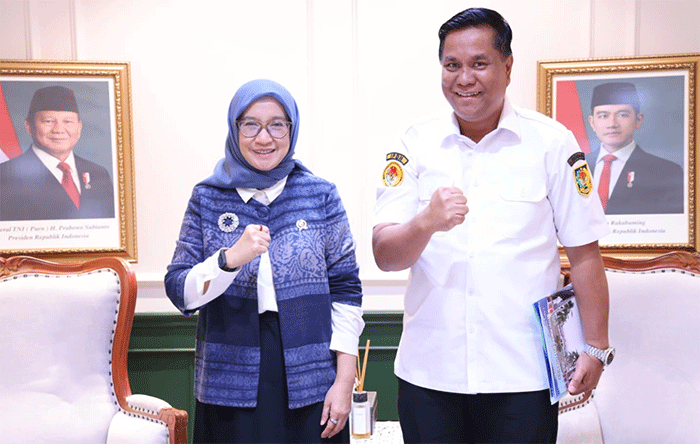 Foto: ald/HUMAS MENPANRB   Menteri Pendayagunaan Aparatur Negara dan Reformasi Birokrasi (PANRB) Rini Widyantini menerima audiensi Rektor Institut Pemerintahan Dalam Negeri (IPDN) Halilul Khairi, di Jakarta, Rabu (25/2/2026).