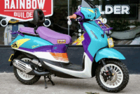 Modifikasi Yamaha Grand Filano bergaya Urban Rally. Foto: Dok. Yamaha Indonesia

