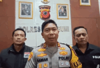 Kapolres Sukabumi AKBP Samian saat ditemui di kantornya, Minggu (22/2). Foto: kumparan
