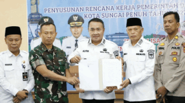 Wali Kota Sungai Penuh Alfin membuka Musrenbang RKPD 2027