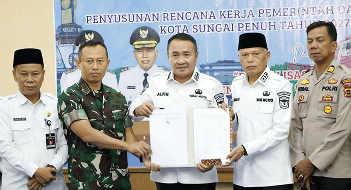 Wali Kota Sungai Penuh Alfin membuka Musrenbang RKPD 2027
