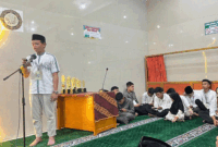 Remaja putra peserta MTQ Remaja di Sigando, Padang Panjang.