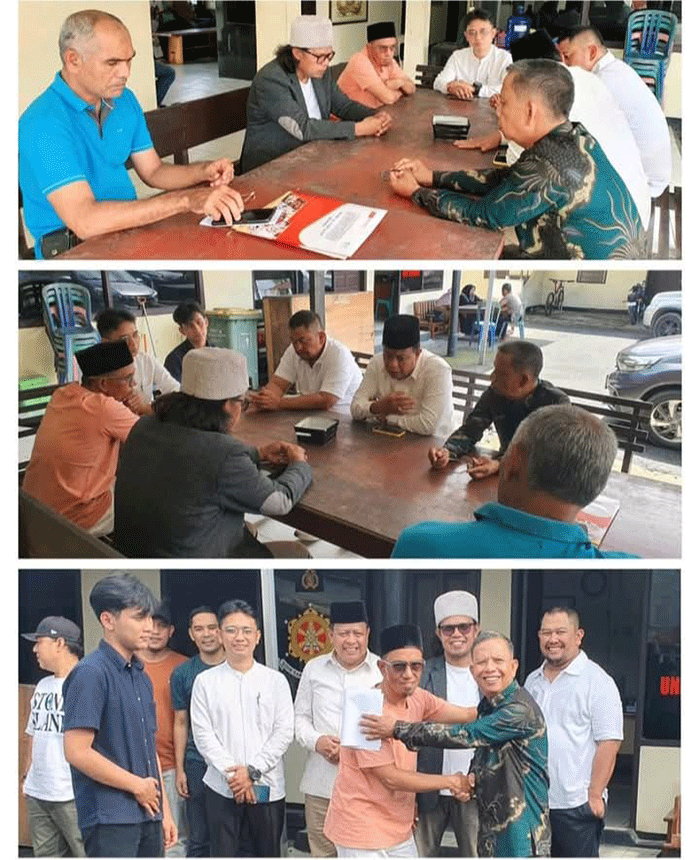 Dua kubu yang saling lapor ke polisi, akhirnya sepakat berdamai.