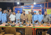 Wartawan anggota PWI Padang Panjang usai buka puasa bersama walikota dan wakil walikota.