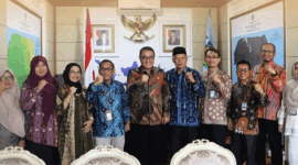 Badan Pusat Statistik (BPS) melakukan audiensi dengan Wali Kota Sungai Penuh sebagai bagian dari persiapan pelaksanaan Sensus Ekonomi 2026