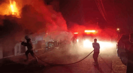 Kebakaran rumah di Padang Panjang