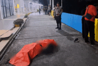 Korban saat ditemukan tewas usai melompat dari lantai 11 Apartemen Suhat Malang Foto: Polsek Lowokwaru Malang