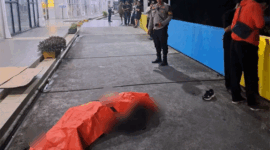 Korban saat ditemukan tewas usai melompat dari lantai 11 Apartemen Suhat Malang Foto: Polsek Lowokwaru Malang