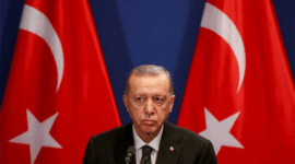 Presiden Turki Recep Tayyip Erdogan. Foto: Bernadett Szabo/REUTERS