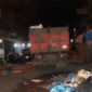 pengangkutan sampah di pasar tanjung bajure