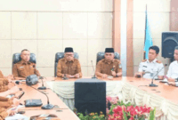 Rapat Koordinasi (Rakor) yang dibuka langsung oleh Wakil Wali Kota Sungai Penuh, Azhar Hamzah, di Ruang Pola Bappeda, Senin (2/3).