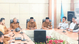 Rapat Koordinasi (Rakor) yang dibuka langsung oleh Wakil Wali Kota Sungai Penuh, Azhar Hamzah, di Ruang Pola Bappeda, Senin (2/3).