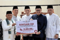 safari ramadan di Masjid Nurul Falah, Desa Kumun Mudik, Kecamatan Kumun Debai