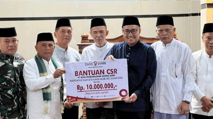 safari ramadan di Masjid Nurul Falah, Desa Kumun Mudik, Kecamatan Kumun Debai