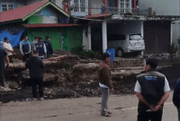 Banjir di Desa Tangkil dan Desa Jernih Jaya, Kecamatan Gunung Tujuh