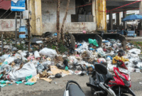 Tumpukan sampah kembali terlihat di sejumlah titik wilayah Kota Sungai Penuh