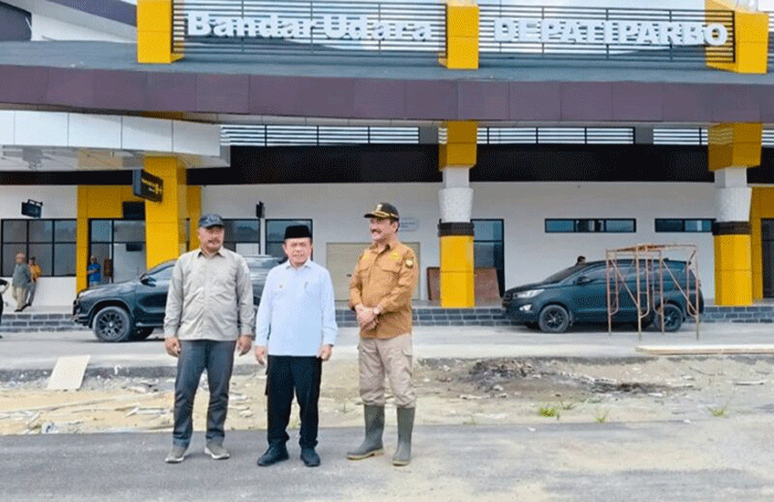 Gubernur Jambi Al Haris meninjau Bandara Depati Parbo