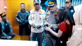 Razia penyakit masyarakat (pekat) di sejumlah kafe remang-remang dan tempat hiburan malam