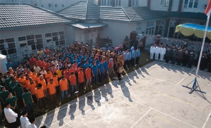 Penyerahan remisi di Rutan Sungaipenuh beberapa waktu yang lalu.