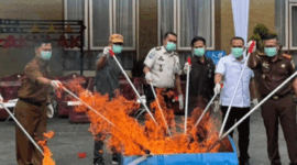 Pemusnahan barang bukti tindak pidana