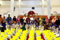 Kegiatan Yatim Fest dan Dhuafa di Masjid Baitul Makmur Desa Talang Lindung bersama Majelis Taklim Permata Almubaraqah