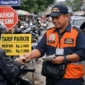 ilustrasi Petugas parkir di Sungai Penuh mengenakan seragam sambil memungut tarif parkir