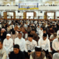 Jemaah Salat Idul Dari di Masjid Nurul 'Ilmi Isla. Ik Centre Padang Panjang.