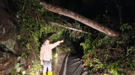 Kondisi longsor jalur Sungai Penuh–Tapan