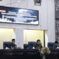 DPRD Kota Sungai Penuh menggelar rapat paripurna dengan agenda penyampaian pandangan umum fraksi terhadap Laporan Keterangan Pertanggungjawaban (LKPJ)