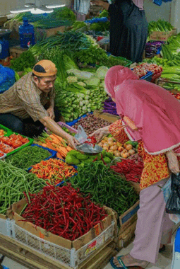 Harga Cabai Turun, Beras Lokal Stabil