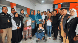 Penyaluran bantuan ATENSI di Kota Sungai Penuh