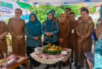Turut hadir Ketua Tim penggerak PKK Kota Sungai Penuh, Ibu Sri Kartini Alfin, S.Kep, NS bersama para Pejabat Daerah Pemerintahan Kota Sungai Penuh