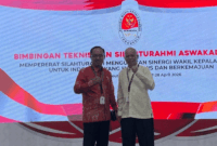 Wakil Wali Kota Sungai Penuh, Azhar Hamzah, menghadiri kegiatan Bimbingan Teknis (Bimtek) dan Silaturahmi Asosiasi Koalisi Wakil Kepala Daerah Indonesia (ASWAKADA)