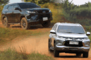 komparasi Toyota Fortuner vs Mitsubishi Pajero Sport(dok Kompas.com)