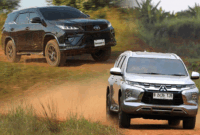komparasi Toyota Fortuner vs Mitsubishi Pajero Sport(dok Kompas.com)