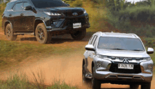 komparasi Toyota Fortuner vs Mitsubishi Pajero Sport(dok Kompas.com)