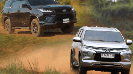 komparasi Toyota Fortuner vs Mitsubishi Pajero Sport(dok Kompas.com)