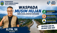 Wako Sungai Penuh Alfin ajak warga jaga lingkungan hadapi musim hujan. (Ft: Dinas Kominfosta)