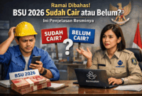 ilustrasi  pencairan BSU 2026