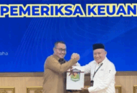 Wako Alfin menyerahkan LKPD 2025 unaudited ke BPK Perwakilan Jambi