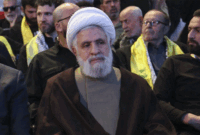 Pemimpin Hizbullah Naim Qassem. Foto: Anwar Amro/AFP