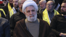 Pemimpin Hizbullah Naim Qassem. Foto: Anwar Amro/AFP