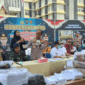 Kapolda Sumbar saat menggelar jumpa pers pengungkapan kasus narkoba di Padang, Rabu (8/4). ANTARA/FathulAbdi