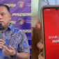 Kolase foto Diireskrimum Polda Jambi dan tampilan layanan bank jambi. Dirreskrimsus Polda Jambi, Kombes Pol Taufik Nurmandia mengatakan polisi masih menyelidiki kasus peretasan Bank Jambi dengan memeriksa puluhan saksi sambil menunggu hasil audit forensik. Tampilan mobile banking Bank Jambi yang belum bisa dibuka pascaperetasan pada akhir Februari 2026 lalu.  