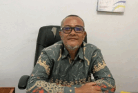 Plh Kepala Bidang Peternakan Dinas Peternakan dan Perikanan Kabupaten Batang Hari, Afrizal di Muara Bulian, Senin (13/4/2026). (ANTARA/Riski Apriyani).