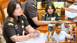 Kolase foto Kajari Karo, Danke Rajagukguk dan Amsal Sitepu. 