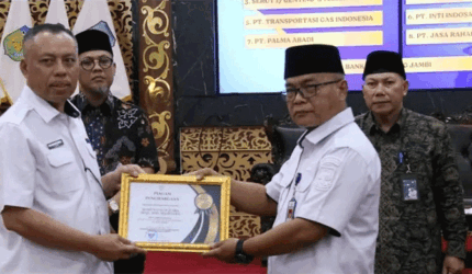 Kota Sungai Penuh meraih penghargaan nasional dalam Rakorda Bangga Kencana 2026 atas kontribusi penurunan stunting melalui program inovatif.