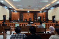 Sidang baragendakan pembacaan tuntutan terhadap terdakwa Ari Asman alias Badai di Pengadilan Negeri Padang pada Kamis (15/4). ANTARA/HO-Kejaksaan